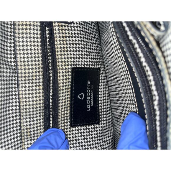 Liz Claiborne Navy Blue Leather Cross Body Purse - Picture 8 of 8